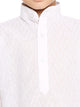 Maharaja Kids Pure Cotton Self Design White Kurta Pyjama Set for Boys [MSKKP038]