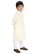 Maharaja Lemon Yellow Cotton Blend Kurta Pyjama Set for Boys [MSKKP1105]