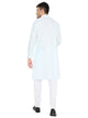Maharaja Magic Cotton Solid Kurta And Pyjama set in Light Blue for Men [MSKP1106]