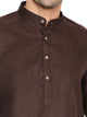 Maharaja Magic Cotton Solid Kurta And Pyjama set in Brown for Men [MSKP1132]