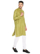 Maharaja Magic Cotton Solid Kurta And Pyjama set in Jade Green for Men [MSKP1160]