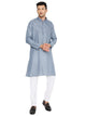 Maharaja Magic Cotton Solid Kurta And Pyjama set in Grey for Men [MSKP1169]
