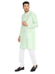 Maharaja Banarasi Silk Kurta in Green for Men [MSKurta1177]
