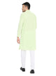 Maharaja Georgette with Sequence Embroidery Kurta in Mint Green for Men [MSKurta1188]