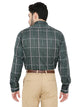 Maharaja Men's Slim Fit Checkered Shirt in Green[MSS119]