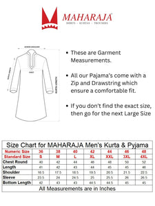Maharaja Magic Cotton Solid Kurta And Pyjama set in Coral for Men [MSKP1147]