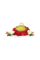 Triangle Disks with Artificial Flowers Diwali Diya Set [DDS005]
