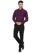 Dark Purple Solid | Slim Fit | Formal Shirt for Men [MSC8Shirt2]