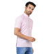 100% Cotton Regular Short Kurta in Pink for Men [MSHK001]