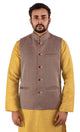 Maroon Cotton Blend Modi Jacket - Waist Coat [MSJ002]
