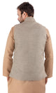 Beige Cotton Blend Modi Jacket - Waist Coat [MSJ006]