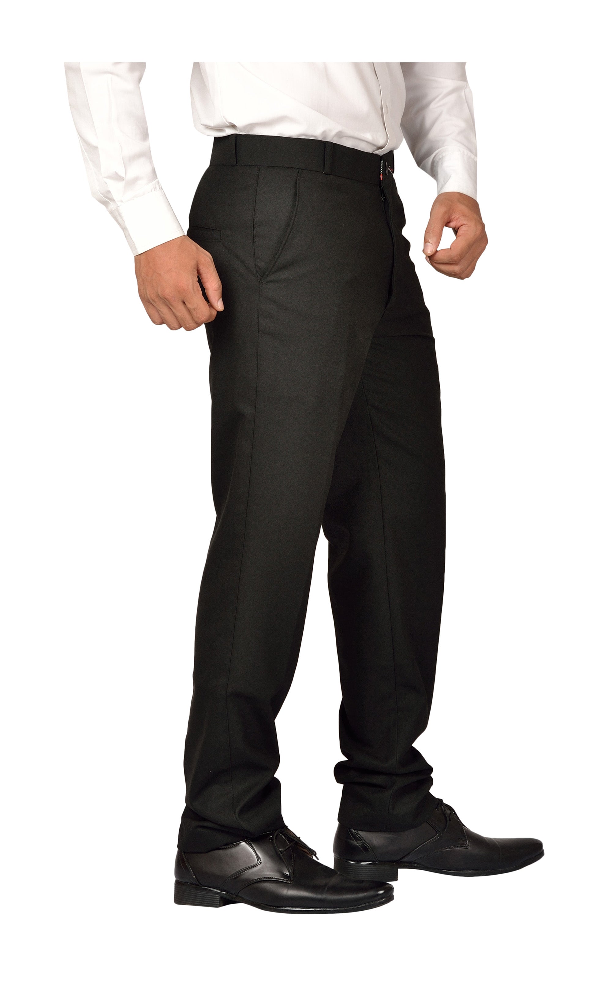 Buy DressBerry Women Black Regular Fit Solid Parallel Trousers  Trousers  for Women 2522644  Myntra