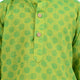 Maharaja Kids Handloom Cotton Kurta Pyjama Set in Green for Boys [MSKKP002]