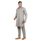 Men's Poly Cotton Pathani Set in Grey [MSKP116]
