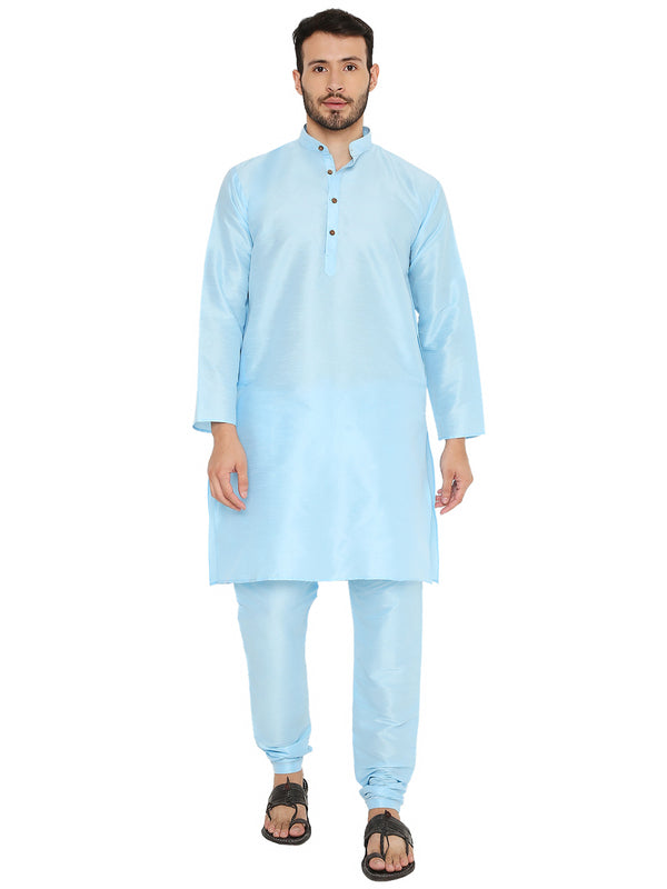Banarasi Dupion Silk Kurta in Blue