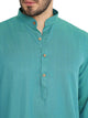 Men's Pure Linen Premium Kurta Pyjama Set in Green for Men [MSKP155]