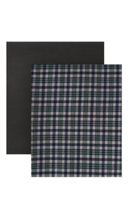 Unstitched PolyBlend Checks Shirt & Matching Trouser Set [MSP201]