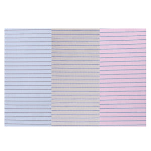 Unstitched Poly Cotton Pack of 3 Striped Shirt Piece Set (1.6m - 58panna) [MSP286]