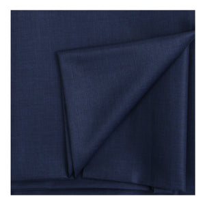 Unstitched PolyBlend Safari Suit Fabric (2.8m - 58panna) in Blue for Men [MSP305]