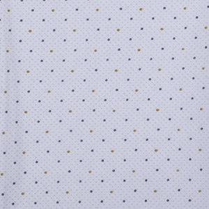 Unstitched PolyViscose Fabric Printed White Shirt (2.25m-36panna) & Trouser (1.2m-58panna) Combo Set  [MSP324]