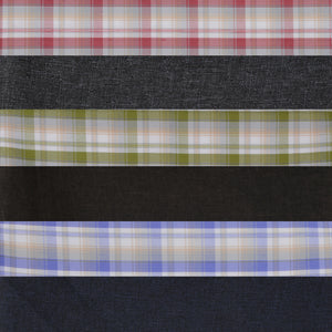 Unstitched PolyViscose Fabric Combo of 3 Checkered Shirts (2.25m-35panna) and 3 Trousers (1.2m-58panna) [MSP344]