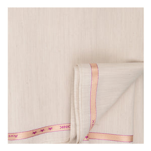 Unstitched PolyBlend Safari Suit Fabric (2.8m-58 Panna)in Cream [MSP359]
