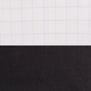 Unstitched PolyBlend Cream Checks Shirt (2.25m - 35panna) and Trouser (1.2m - 58panna) Fabric Piece Set for Men [MSP394]