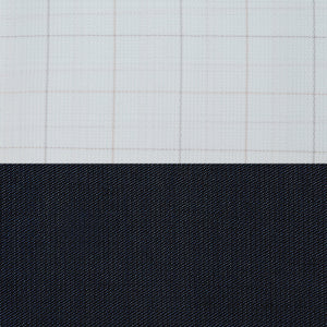 Unstitched PolyBlend Light Blue Checks Shirt (2.25m - 35panna) and Trouser (1.2m - 58panna) Fabric Piece Set for Men [MSP396]