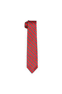 Red Classic Printed Silk Necktie [MSTE003]