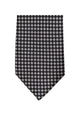 Black Classic Printed Silk Necktie [MSTE011]