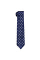 Blue Classic Printed Silk Necktie [MSTE015]