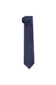Blue Classic Printed Silk Necktie [MSTE016]