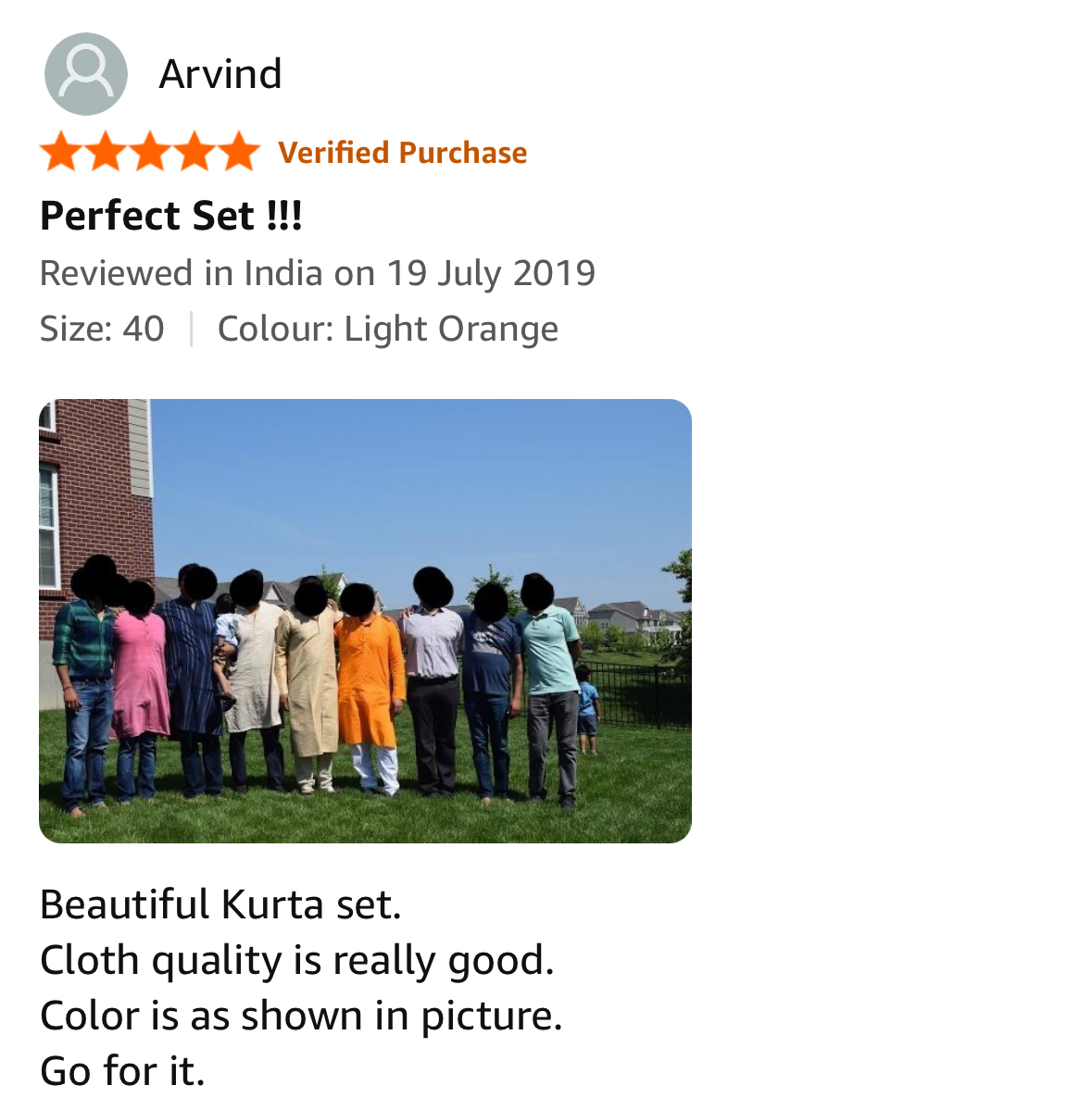 Customer review 1